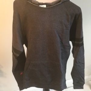 Exist charcoal gray hoodie with drawstring